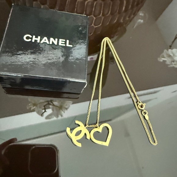LOT 2003 24K gold plated CHANEL vintage necklace - Picture 3 of 9